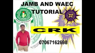 WAEC AND JAMB TUTORIAL CRS