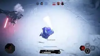 Star Wars Battlefront 2: Aggressive smurfin level 1 Vader😅😅😅 