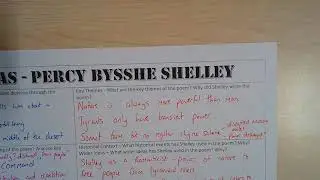 Power and Conflict Poetry - Ozymandias, London, The Prelude