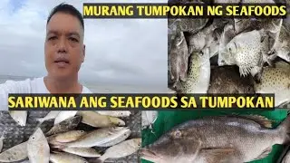 MGA SARIWANG SEAFOODS ANG NASA TUMPOKAN SA FISH TERMINAL TANZA CAVITE#seafood #fish#amazingsea