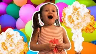 Blowing Up Giant Balloons With An Air Compressor, How To Learn Colors In A Super Fun Way