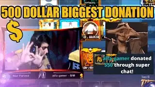 BIGGEST SUPERCHAT ON ROYALWASI OMG 500 DOLLAR | PUBG MOBILE - ROYALWASI GAMING