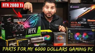 MY $6000 GAMING, STREAMING AND VIDEO EDITING PC BUILD COMPONENTS