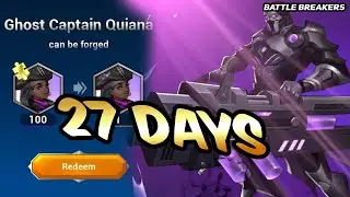 Battle Breakers | Ghost Captain Quiana | Tebold Monster Pit Hero | 27 days