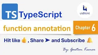 Typescript - 06 | Type Annotation to function