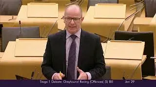 Stage 1 Debate: Greyhound Racing (Offences) (Scotland) Bill - 29 January 2026