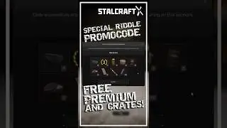 FREE PREMIUM and TROOPER CRATES - RIDDLE Promocode #stalcraft #stalcraftcode #stalkermmo