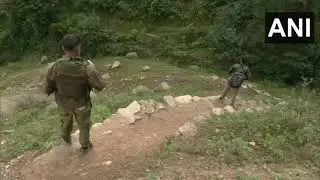 #WATCH | Kishtwar, J&K | Encounter continues in the Chatroo area of Kishtwar