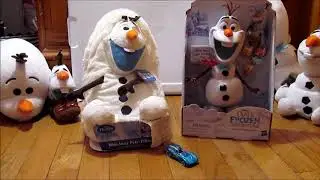 FROZEN OLAF TOYS UNBOXING!!! Hide Away Pet Snacktime Surprise Elsa Character Car