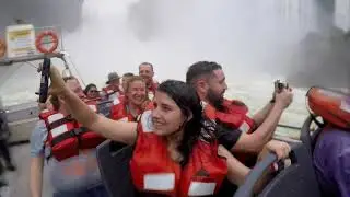 Iguazu Falls boat ride !!