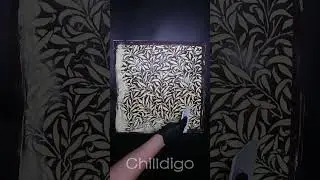 Chilldigo ASMR: When Blue Calico Meets William Morris IV  #satisfying #ASMR #diy