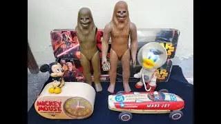 JUGUETES ANTIGUOS DISNEY LOUIS MARX STAR WARS BASA BOLIDO MARUSAN