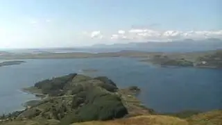 Panoramic Views above Loch Melfort Hotel from Local Trail