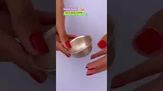 New designer beautiful silver bowl 🤩✨with 65% discount on instant order #ytshorts #jewellery #yt
