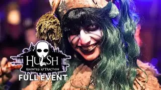 HUSH Haunted Attraction 2024 | FULL Event Walkthrough | 3 Haunts & 3 Secret Bars | Westland, MI