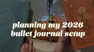 Планирую создать Bullet Journal на 2026 год | Перенос Bullet Journal | Идеи для Bujo Spread 💡