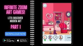 || Infinite Zoom Art Game || Infinity Zoom Art || Discover Hidden Objects ||