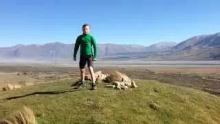 Extreme wind on Mt Sunday, NZ