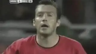 Brasil vs B&eacute;lgica 2002 - Gol mal anulado