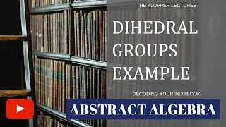 Dihedral group example