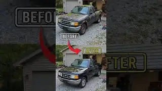 ASMR Car Restoration | 1993 Ford Ranger Full Rebuild from Abandoned Condition #shorts