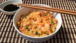 Chinese Special Fried Rice - King Prawn, Ham & Egg Fried Rice Recipe