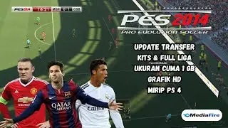 GILA‼️ MAIN GAME PS4 DI ANDROID?! PES 2014 Lite OFFLINE Grafik HD🔥