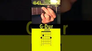 G Dur Akkord auf Gitarre (So Einfach!) #gitarre #akkorde #gitarrelernenonline