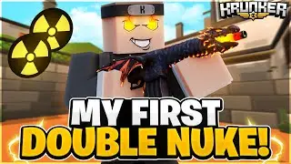 My First DOUBLE NUKE In Krunker.io! (INSANE)
