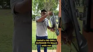 Installing a No-Drill Outdoor TV Mount from ZEBOZAP! | Easy DIY Guide