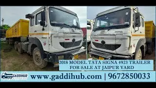 Used 2018 model Tata Signa 4923 for sale at Gaddihub yard Jaipur #gaddihub #tata 