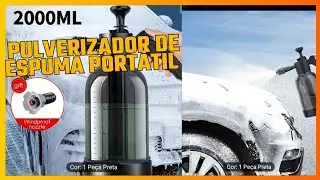 pulverizador de espumapulverizador port&aacute;tilespumadeira 67,63 oz (2 L)uso dom&eacute;stico e automotivodupla