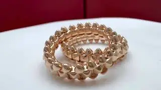 Custom Cartier clash ring 18k gold jewelry