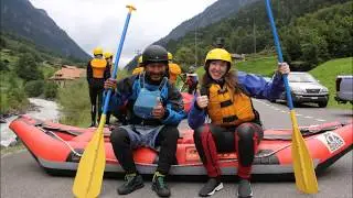 White Water Rafting the Lutschine , Switzerland, 2017 (tandem rafting with Outdoor Interlaken)