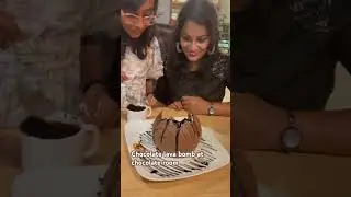 Chocolate room #chennai# chocolate lava bomb #must try