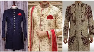 Indian Wedding Sherwani Design For Men's 2019 || Most Beautiful Sherwani Design For Men's