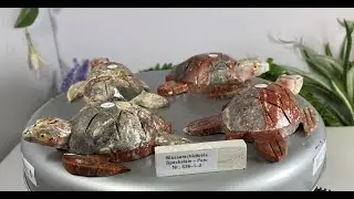 Wasserschildkr&ouml;te aus Speckstein (Steatit) - Peru