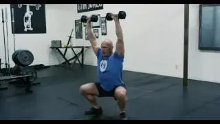 Dumbbell OverHead Squat - How To