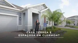 Casa T&eacute;rrea e Espa&ccedil;osa em Clermont/FL - Conhe&ccedil;a a planta Aspen