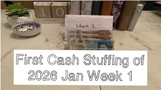 First Cash Stuffing of the year/2026 challenges break down. 