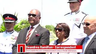 NEW POLICE COMMISSIONER FOR TCI HAILS FROM GRENADA, the Swearing In Ceremony