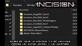 Sai&oacute; la versi&oacute;n 1.0 de Incision: vistazo a las Alphas & Demos
