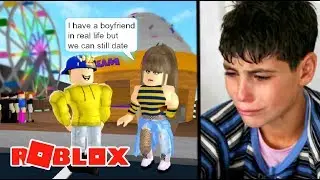 His REAL LIFE girlfriend CHEATED on him IN ROBLOX!!