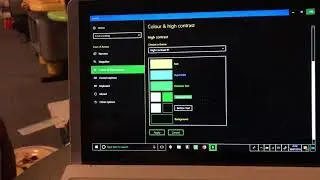 How to resolve windows 10 laptop black & white screen and high contrast
