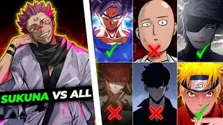Sukuna Vs All Anime Characters | What if Sukuna Fights with These famous Anime Characters ? | Ryper