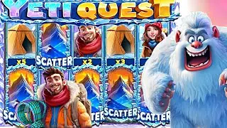 ЗАНОС В 1.600.000Р! НЕСКОЛЬКО ФАНТАСТИЧЕСКИХ СПИНОВ В YETI QUEST  / ЗАНОСЫ НЕДЕЛИ
