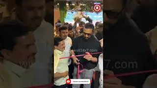 🌟 Kiccha Sudeep Cuts the Ribbon at Sarovara Restobar Launch | Fans Cheer Loudly!😲 #kicchasudeep #f1