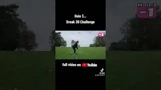 Hole 3 of the Break 30 challenge. More bad dancing 🕺 #break30 #scramble #juniors #KahmaGolf
