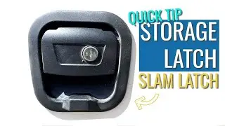 RV Storage Latch | Slam Latch | Matching Locks