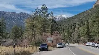 2025-10-25 Kyle Canyon viewpoint of Mt Charleston NV